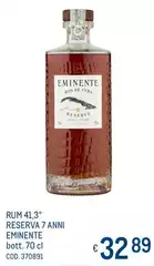 Rum 41,3° Reserva 7 Anni Eminente