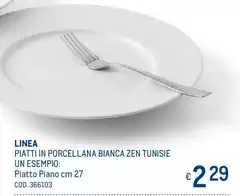 Linea - Piatti In Porcellana Bianca Zen Tunisie Un Esempio