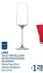 Lines - Calici Vino Bellagio Metro Professional Un Esempio Lines - Calici Vino Bellagio Metro Professional Un Esempio