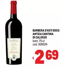 Barbera D'asti DOCG Antica Cantina Di Calosso