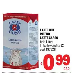 Latte carso - Latte Uht Intero Carso Latte carso - Latte Uht Intero Carso