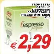 Capsule -  L'Espresso Compostabili Pregiato