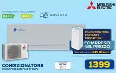 Mitsubishi -  Electric MUZ-EF25VG Condizionatore Unità Esterna Bianco