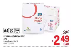 Carta Fotocopie Aro