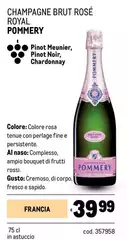 Champagne Brut Rosé Royal Pommery