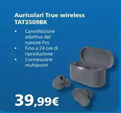 Philips - Auricolari True Wireless TAT3509BK