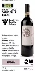 Metro chef - Chianti DOCG Torre Delle Grazie