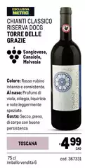 Riserva - Chianti Classico  DOCG Torre Delle Grazie