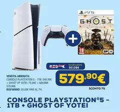 Sony - Console Playstation 5-1Tb + Ghost Of Yotei
