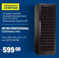 Max - Metro Professional Cantinetta Vino
