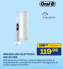 Oral b - Spazzolino Elettrico I06 Silver Oral b - Spazzolino Elettrico I06 Silver