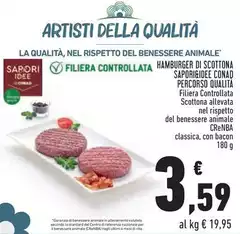 Conad - Sapori&Idee Hamburger Di Scottona  Percorso Qualità