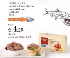 Conad - Filetti Di Alici Del Mar Cantabrico Sapori&Idee