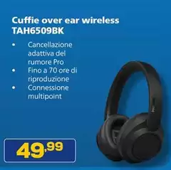 Samsung - Cuffie Over Ear Wireless TAH6509BK