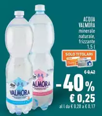 Valmora - Acqua