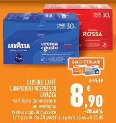 Lavazza - Capsule Caffè Compatibili Nespresso