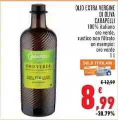 Carapelli - Olio Extra Vergine Di Oliva