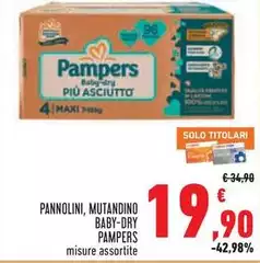 Pampers - Pannolini, Mutandino Baby-Dry