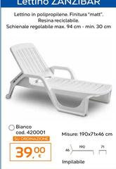 Matt - Lettino In Polipropile "" Matt - Lettino In Polipropile ""