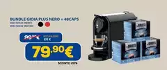 Bialetti - Bundle Gioia Plus Nero + 48caps