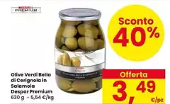 Bella - Olive Verdi  Di Cerignola In Salamoia