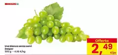Despar - Uva Bianca Senza Semi