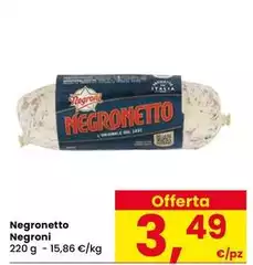 Negroni - Negronetto