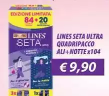 Lines - Seta Ultra Quadripacco Ali+Notte Lines - Seta Ultra Quadripacco Ali+Notte