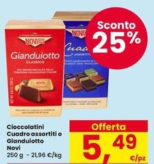 Novi - Cioccolatini Cuadro Assortiti O Gianduiotto