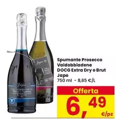 Valdobbiadene - Spumante Prosecco  DOCG Extra Dry O Brut Japo