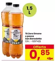 San Benedetto - Tè Zero Limone O Pesca
