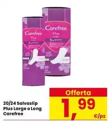 Carefree - 20/24 Salvaslip Plus Large O Long