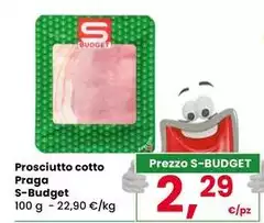 S budget - Prosciutto Cotto Praga