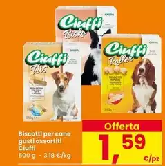 Ciuffi - Biscotti Per Cane Gusti Assortiti Ciuffi - Biscotti Per Cane Gusti Assortiti