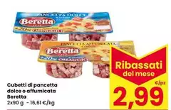 Beretta - Cubetti Di Pancetta Dolce O Affumicata