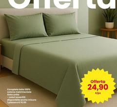 Misura - Completo Letto 100% Cotone Matrimoniale Tino Antimomile