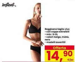 Infiore - Reggiseno Taglio Vivo Con Coppe Estrabili