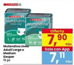 Despar - Mutandina Linea Adulti Large O Medium