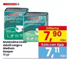 Despar - Mutandina Linea Adulti Large O Medium Despar - Mutandina Linea Adulti Large O Medium