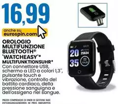 Watcheasy Orologio Multifunzione Bluetooth 