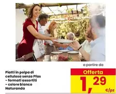 Piatti In Polpa Di Cellulosa Senza Pfas