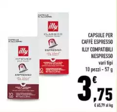 Nespresso - Capsule Per Caffe Espresso Illy Compatibili
