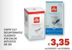 Illy - Caffe' Decaffeinato/ Classico X18 Cialde Astuccio