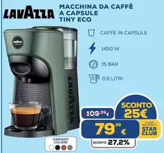 Lavazza - Macchina Da Caffè A Capsule Tiny Eco