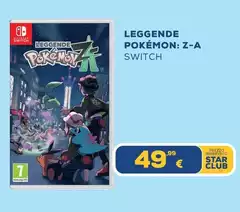 Nintendo - Leggende Pokémon: Z-A Switch
