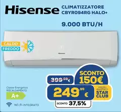 Hisense - Climatizzatore CBYR094RG HALO+ 9000 BTU/H