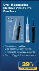 Oral b - Spazzolino Elettrico Vitality Pro Duo Pack