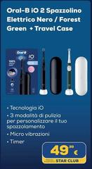 Oral b - iO Spazzolino elettrico Nero / Forest Green + Travel Case Oral b - iO Spazzolino elettrico Nero / Forest Green + Travel Case