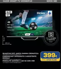 Haier - Smart Tv H55s80fux