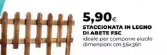 Staccionata In Legno Di Abete Fsc